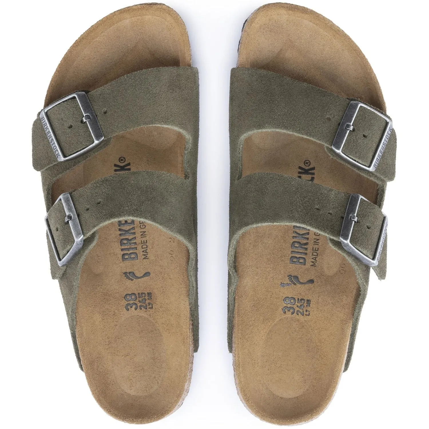 Heren Birkenstock Twee Riemen-Arizona