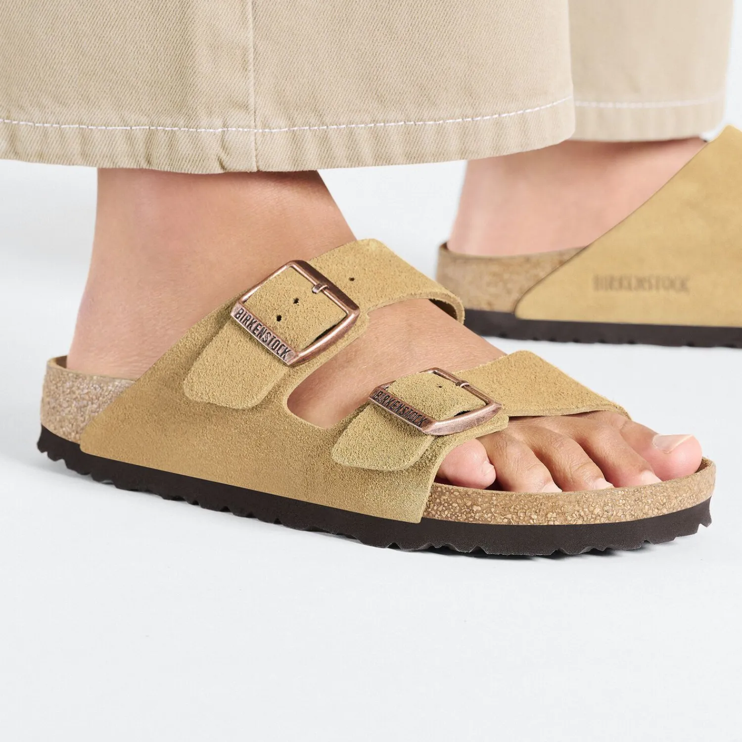 Heren Birkenstock Twee Riemen-Arizona