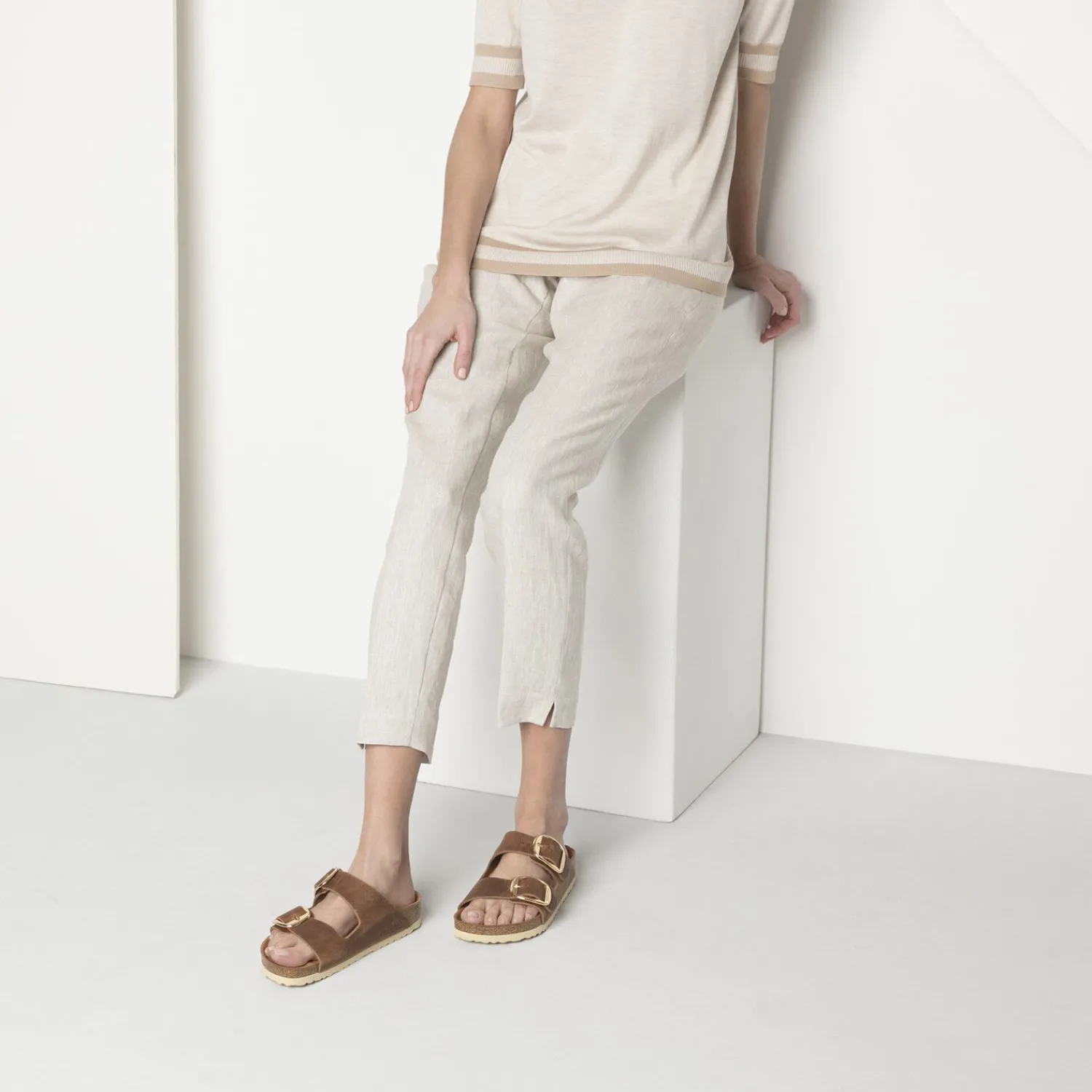 Dames Birkenstock Twee Riemen-Arizona Big Buckle