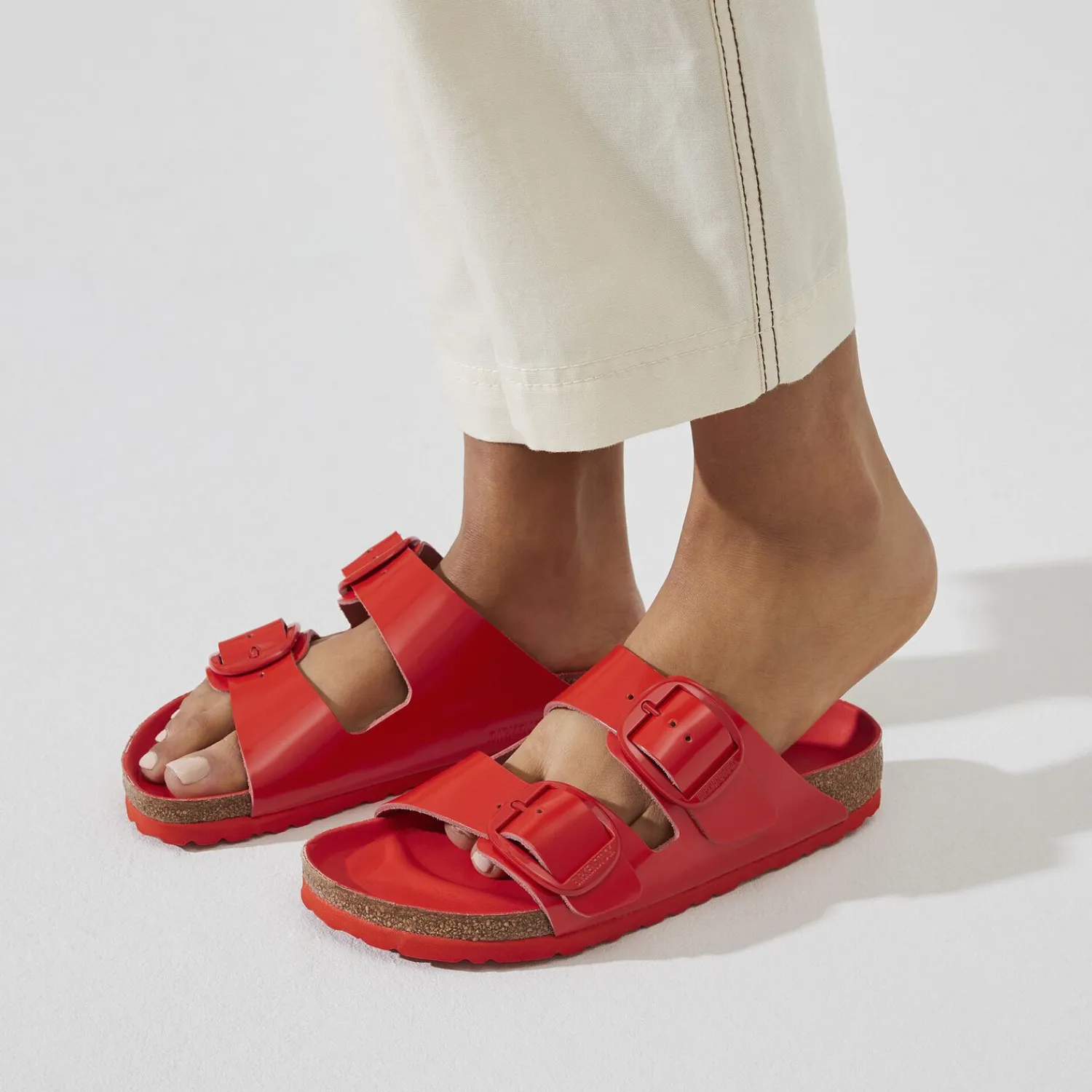 Dames Birkenstock Twee Riemen-Arizona Big Buckle