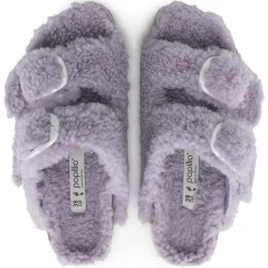 Dames Birkenstock Plateau-Arizona Big Buckle Lamsvel