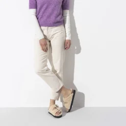 Dames Birkenstock Plateau-Arizona Big Buckle Lamsvel