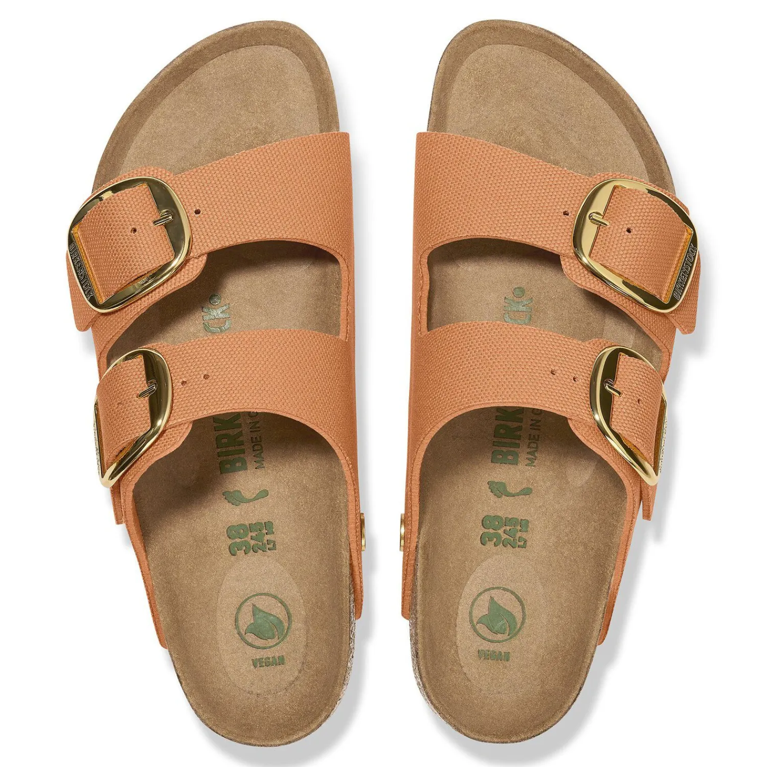 Dames Birkenstock Twee Riemen-Arizona Big Buckle Rivet Logo