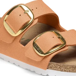 Dames Birkenstock Twee Riemen-Arizona Big Buckle Rivet Logo