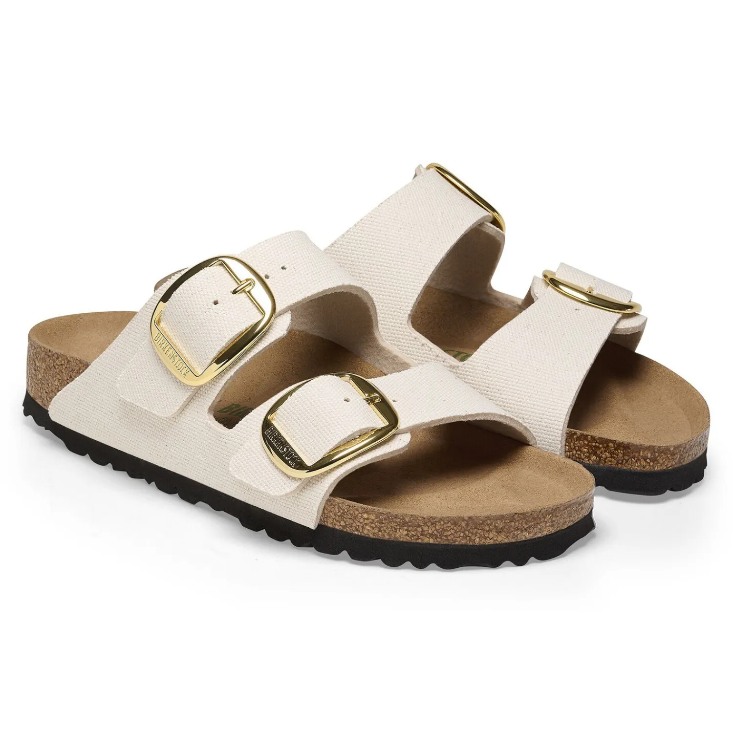 Dames Birkenstock Twee Riemen-Arizona Big Buckle Rivet Logo