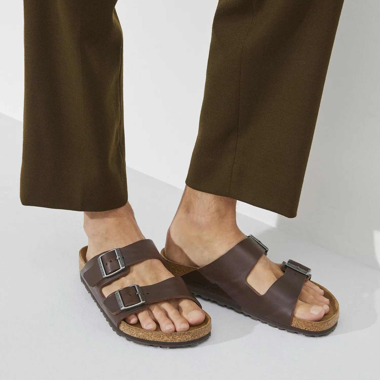 Heren Birkenstock Twee Riemen-Arizona Grip