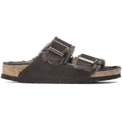 Heren Birkenstock Twee Riemen-Arizona Lamsvel