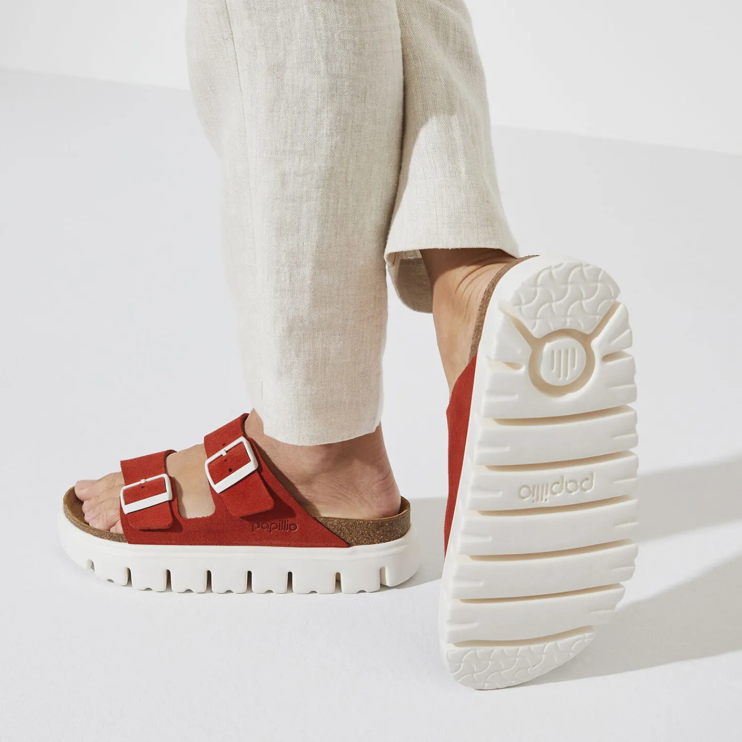 Dames Birkenstock Plateau-Arizona Pap Chunky