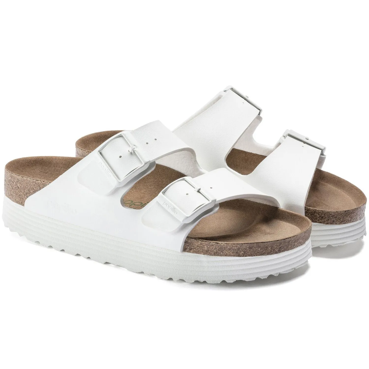 Dames Birkenstock Plateau-Arizona Platform Veganistisch