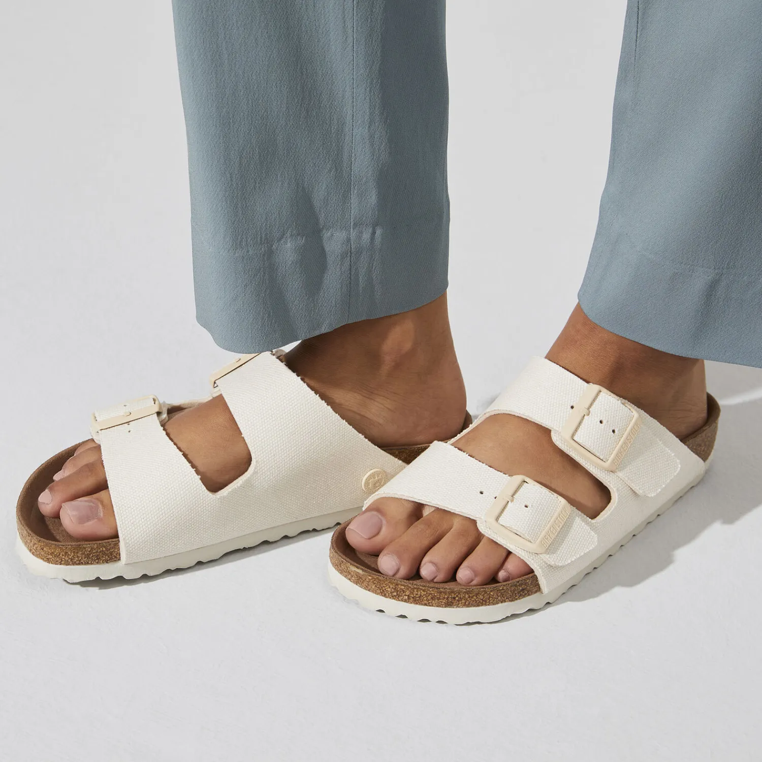 Dames Birkenstock Twee Riemen-Arizona Vegan Dames