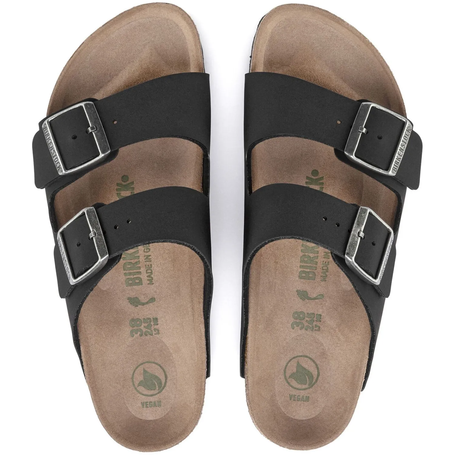 Heren Birkenstock Twee Riemen-Arizona Veganistisch