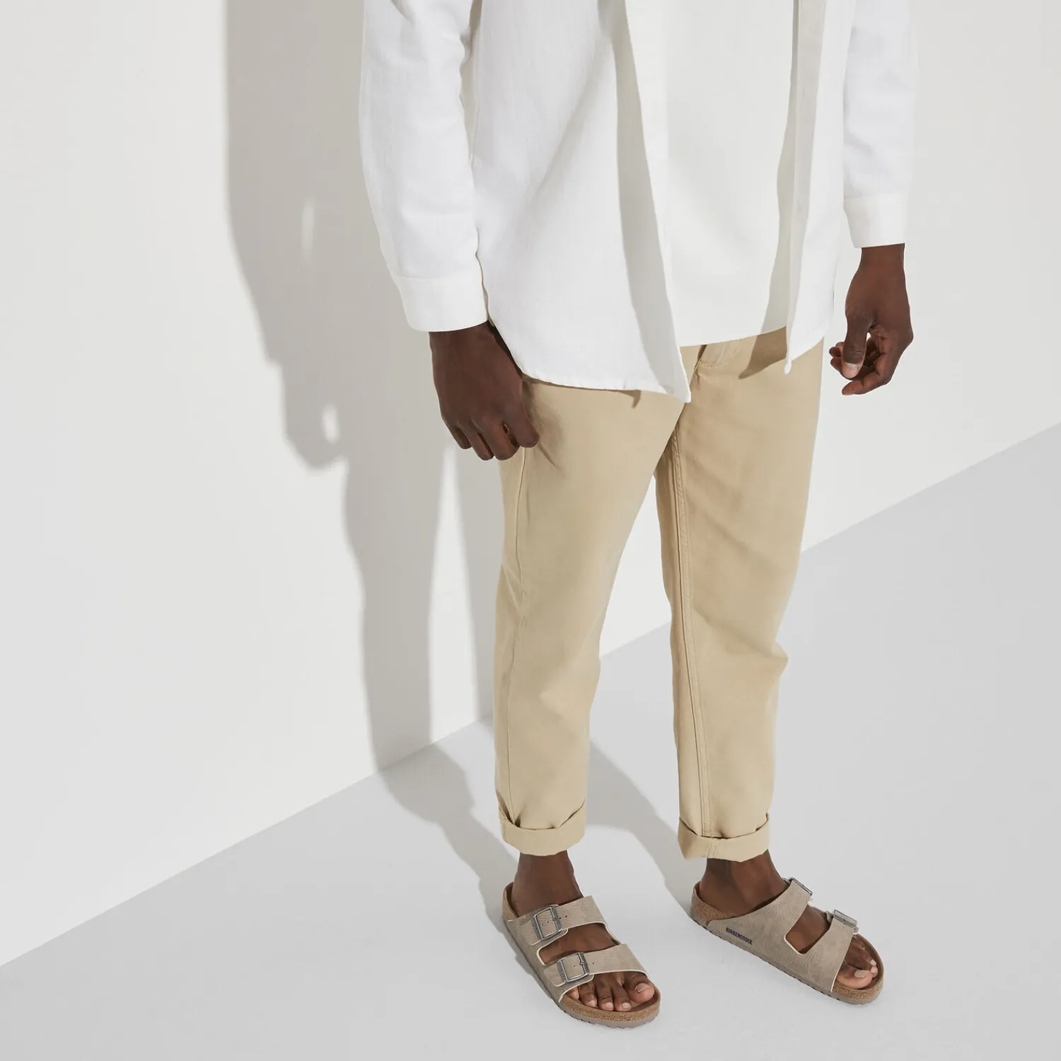 Heren Birkenstock Twee Riemen-Arizona Veganistisch