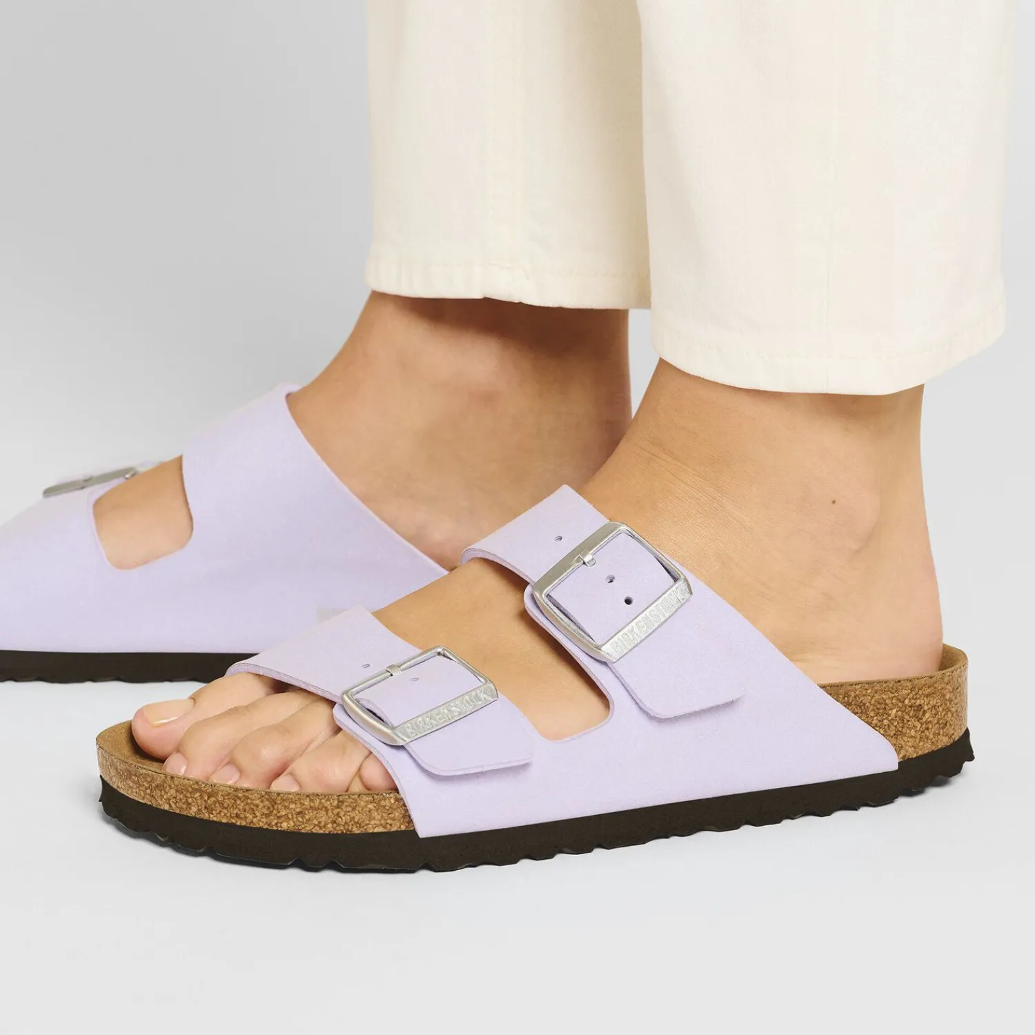 Dames Birkenstock Twee Riemen-Arizona Veganistisch