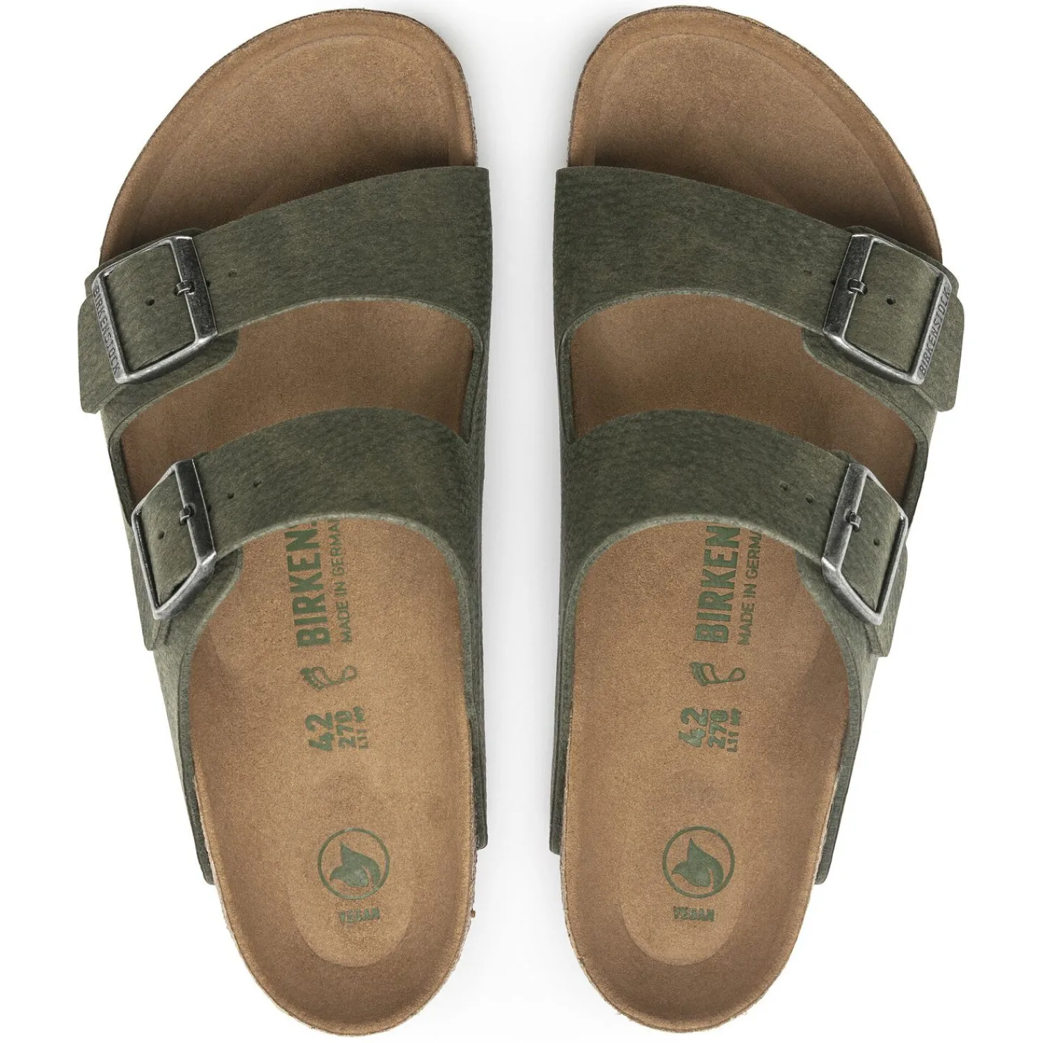 Heren Birkenstock Twee Riemen-Arizona Veganistisch