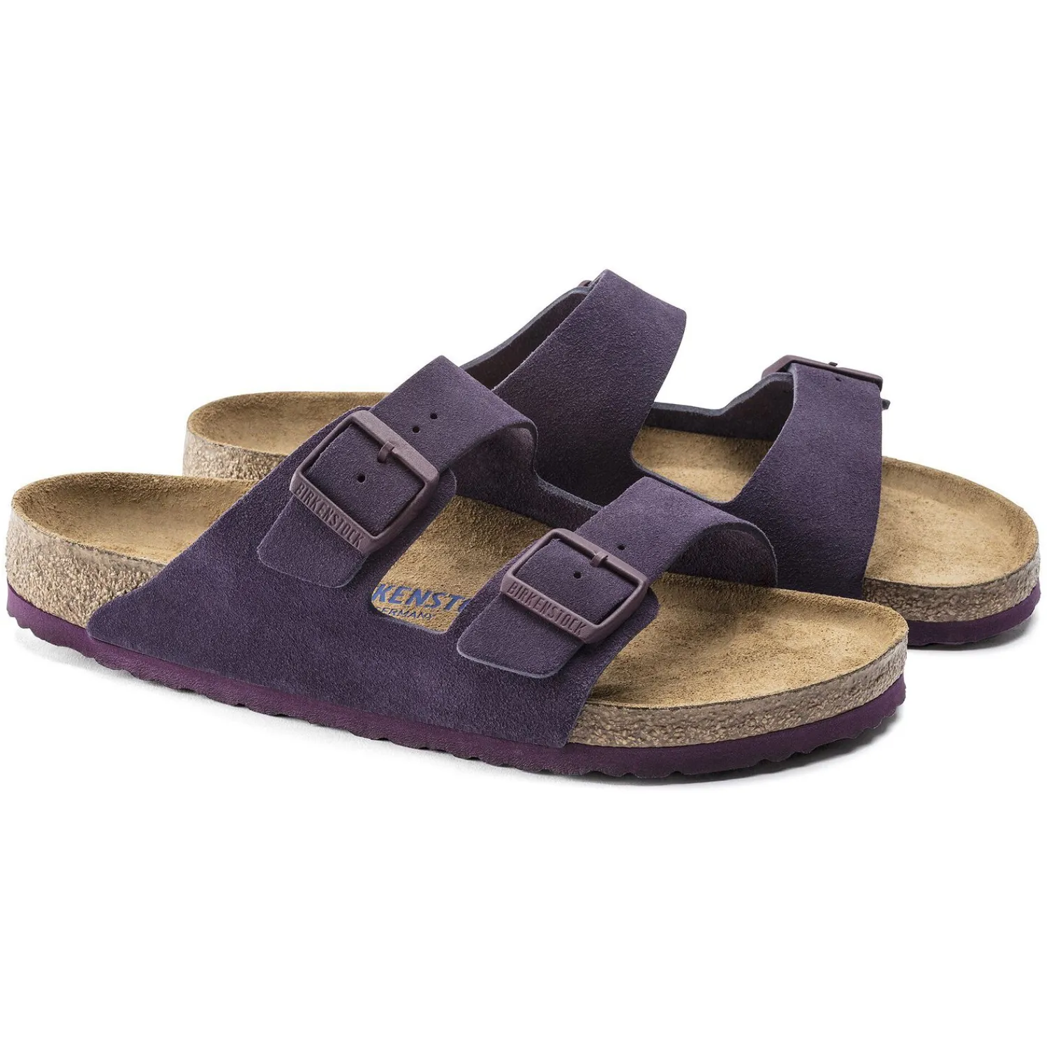 Heren Birkenstock Twee Riemen-Arizona Zacht Voetbed