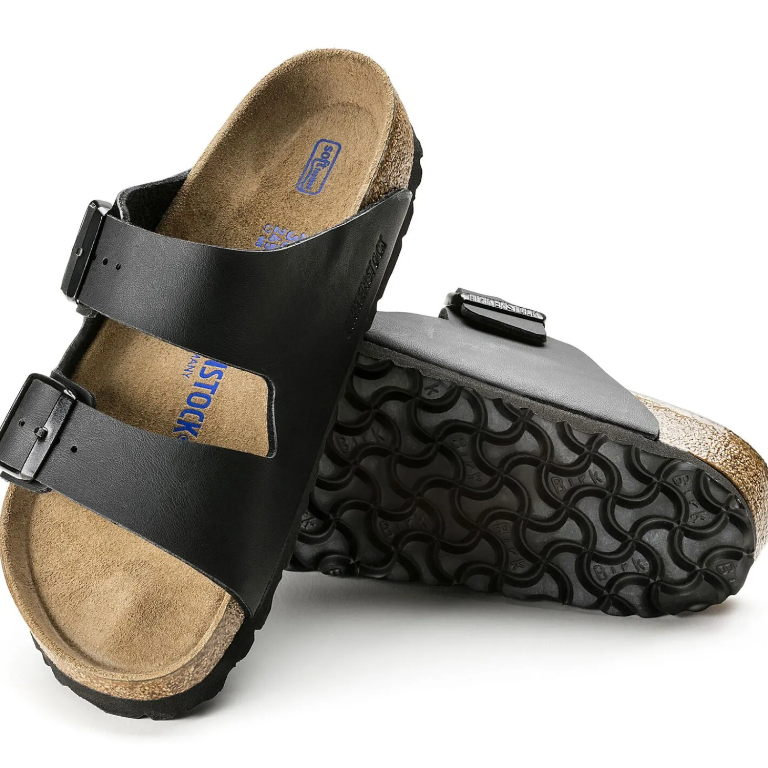 Heren Birkenstock Twee Riemen-Arizona Zacht Voetbed