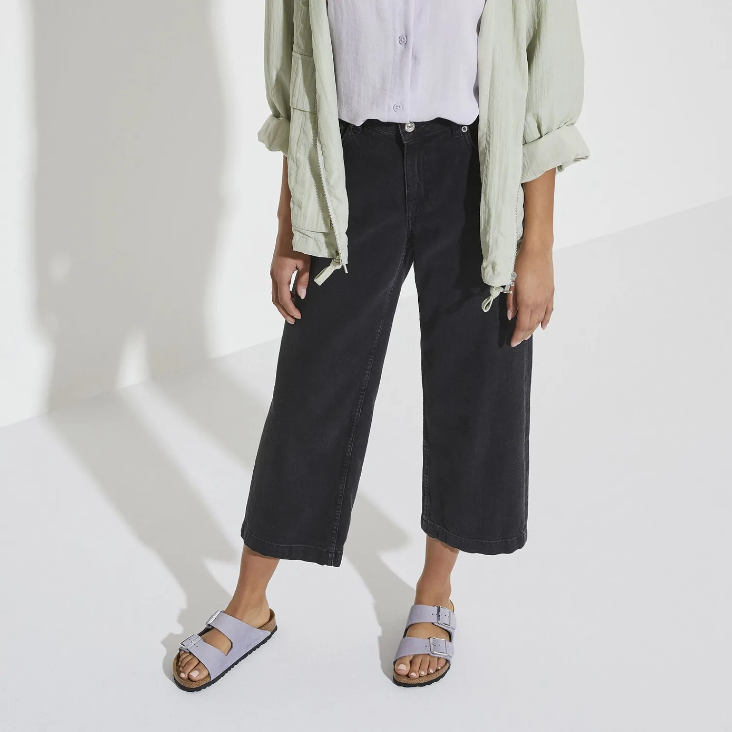 Dames Birkenstock Twee Riemen-Arizona Zacht Voetbed