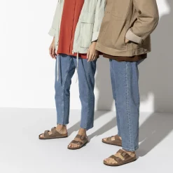 Heren Birkenstock Twee Riemen-Arizona Zacht Voetbed