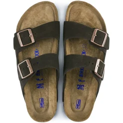 Heren Birkenstock Twee Riemen-Arizona Zacht Voetbed