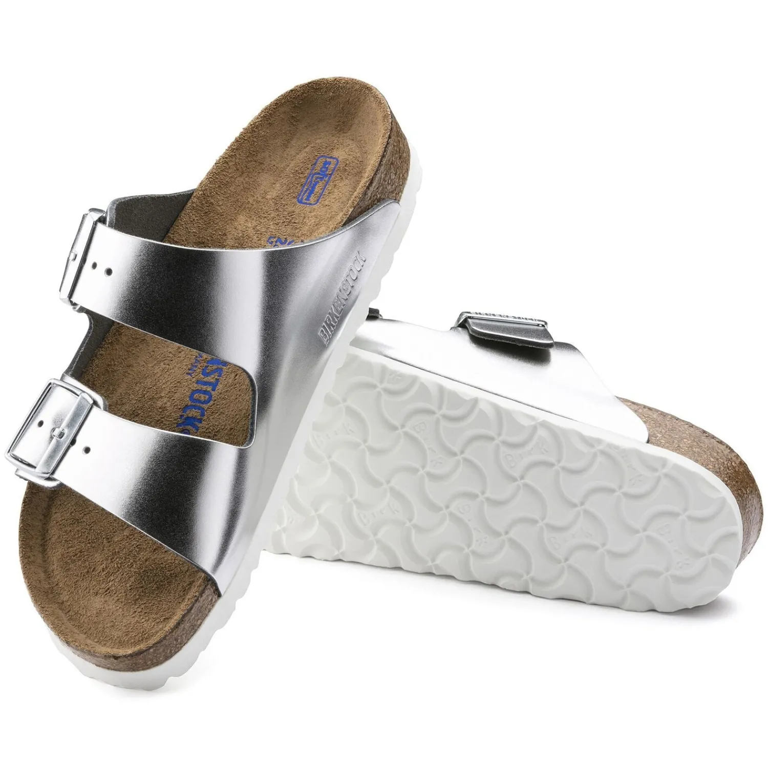 Dames Birkenstock Twee Riemen-Arizona Zacht Voetbed