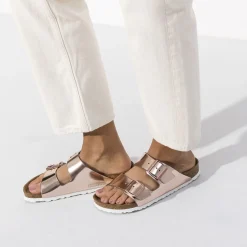 Dames Birkenstock Twee Riemen-Arizona Zacht Voetbed