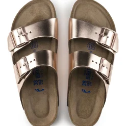 Dames Birkenstock Twee Riemen-Arizona Zacht Voetbed
