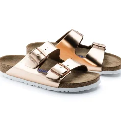Dames Birkenstock Twee Riemen-Arizona Zacht Voetbed