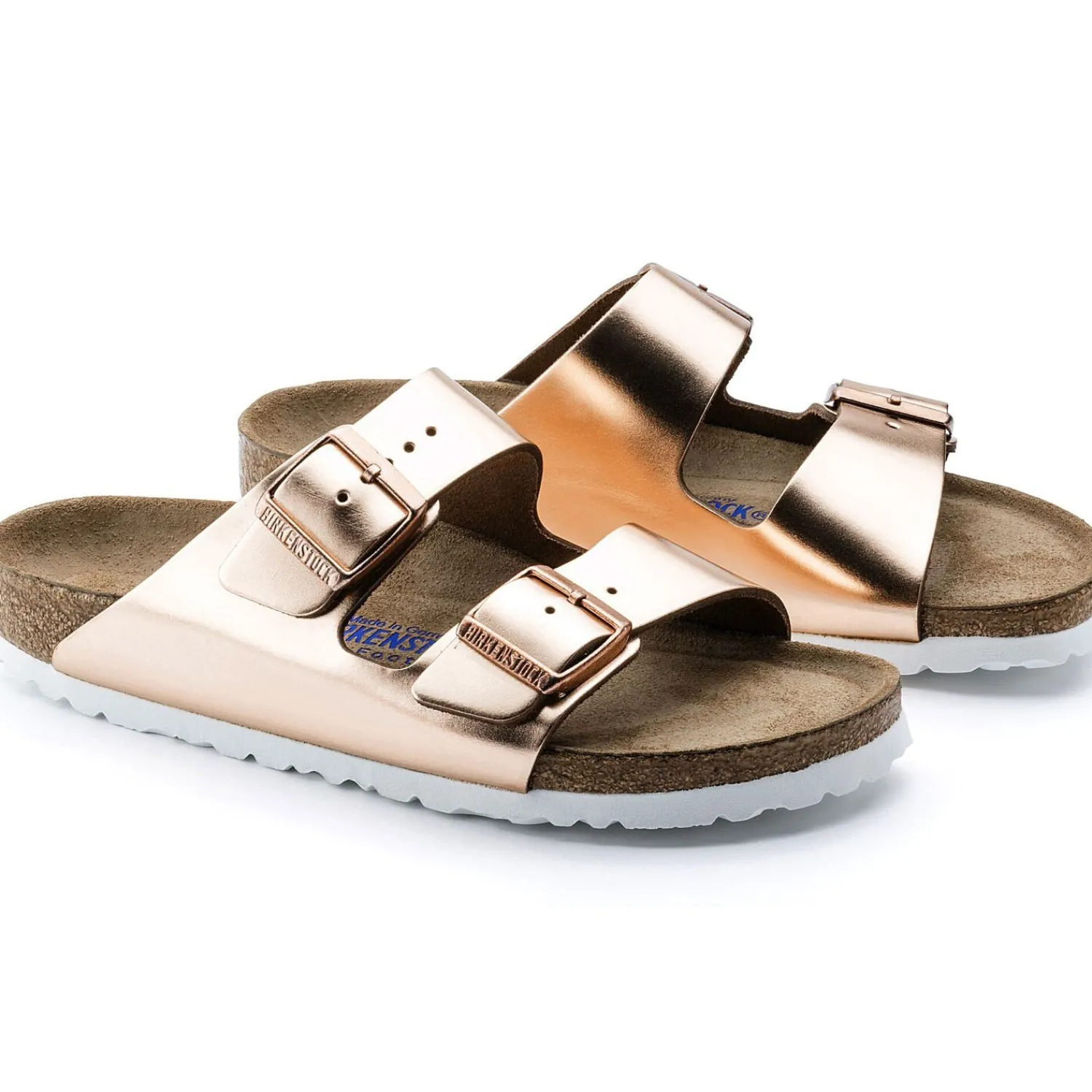 Dames Birkenstock Twee Riemen-Arizona Zacht Voetbed
