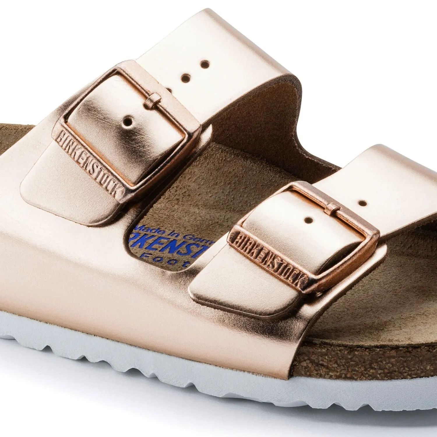 Dames Birkenstock Twee Riemen-Arizona Zacht Voetbed
