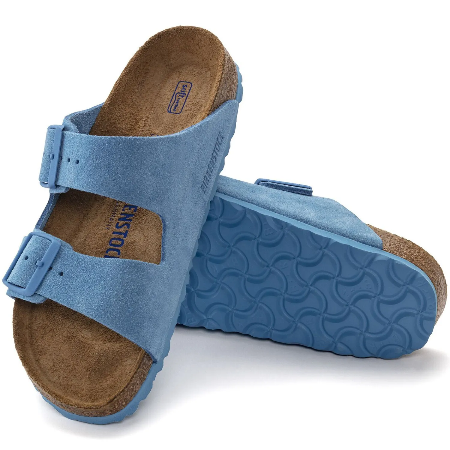 Dames Birkenstock Twee Riemen-Arizona Zacht Voetbed