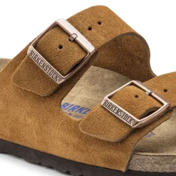Heren Birkenstock Twee Riemen-Arizona Zacht Voetbed
