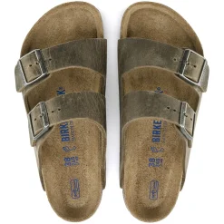 Heren Birkenstock Twee Riemen-Arizona Zacht Voetbed