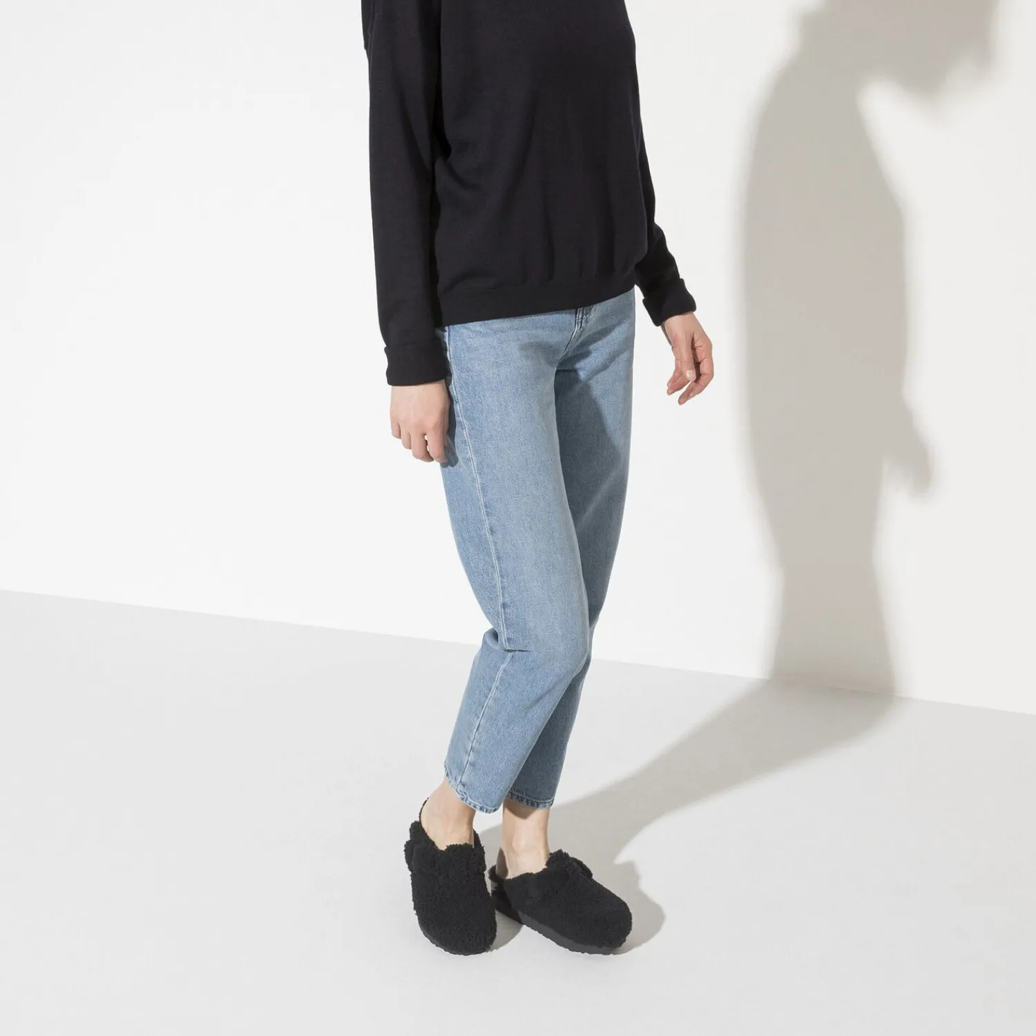 Dames Birkenstock Klompen En Muilen-Boston Big Buckle Platform