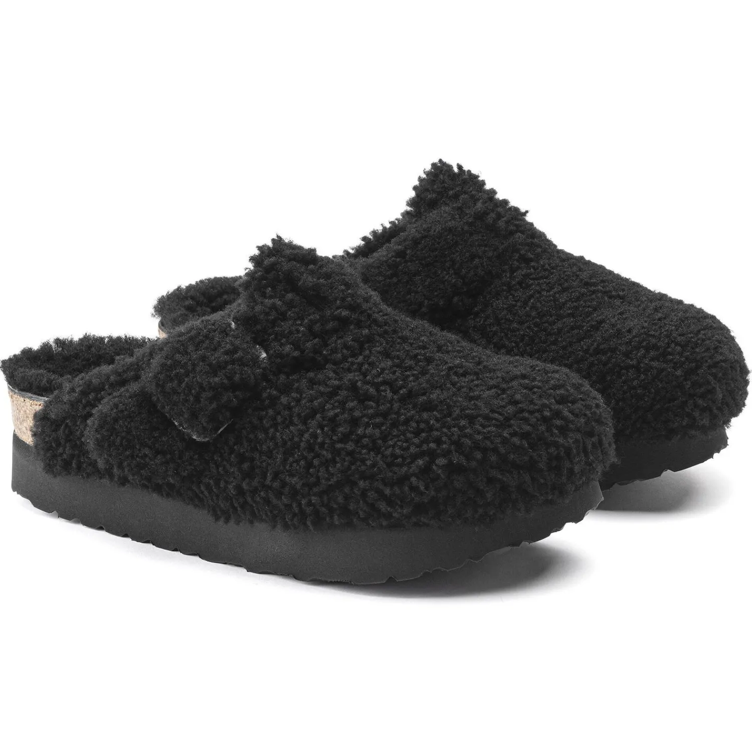 Dames Birkenstock Klompen En Muilen-Boston Big Buckle Platform