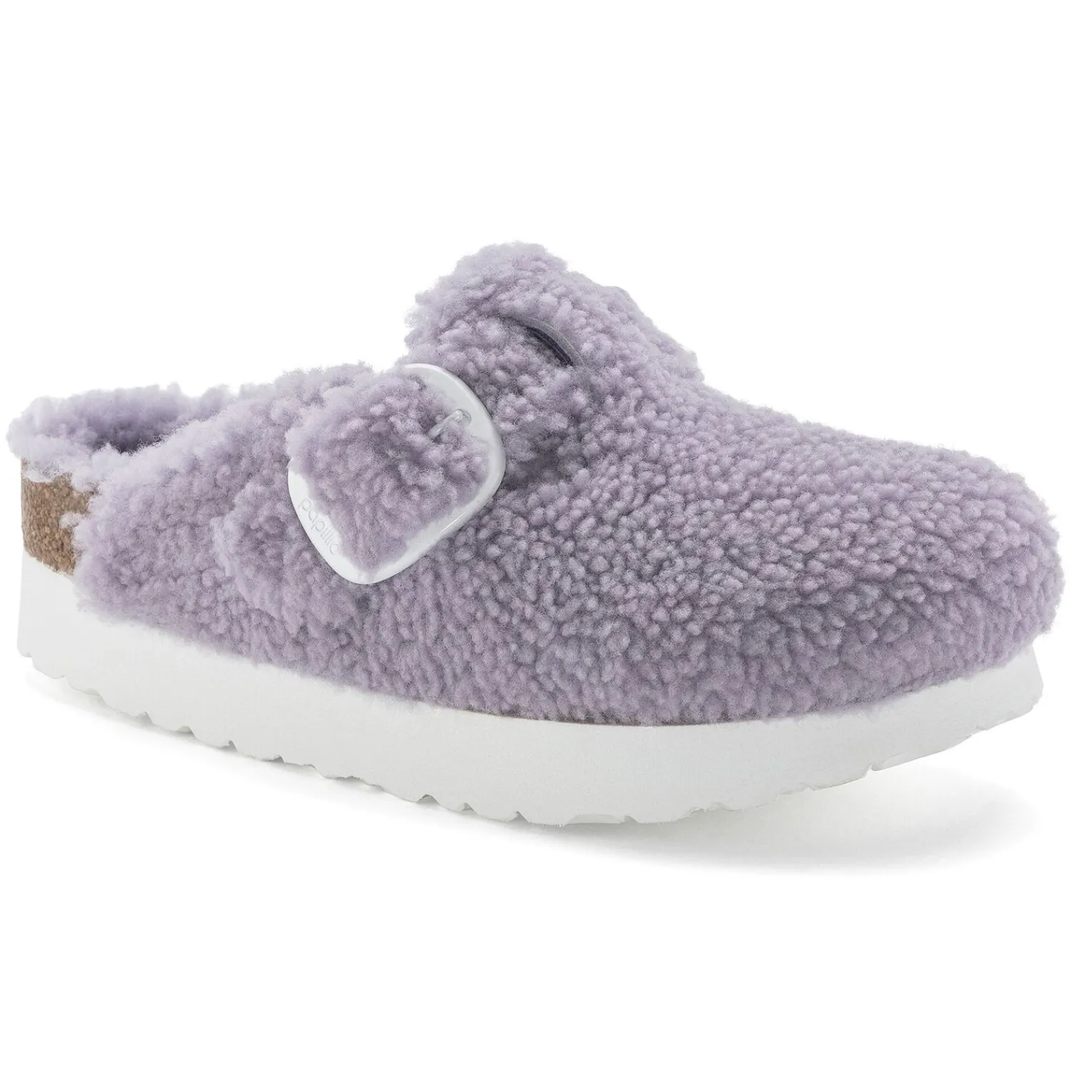Dames Birkenstock Klompen En Muilen-Boston Big Buckle Platform