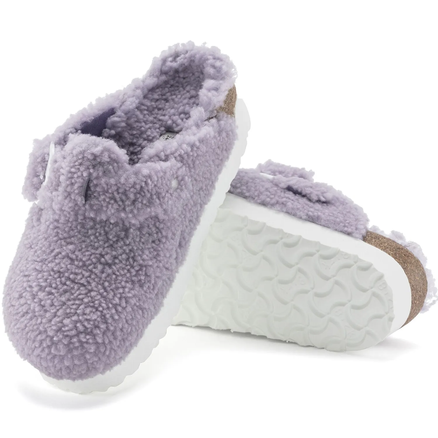 Dames Birkenstock Klompen En Muilen-Boston Big Buckle Platform