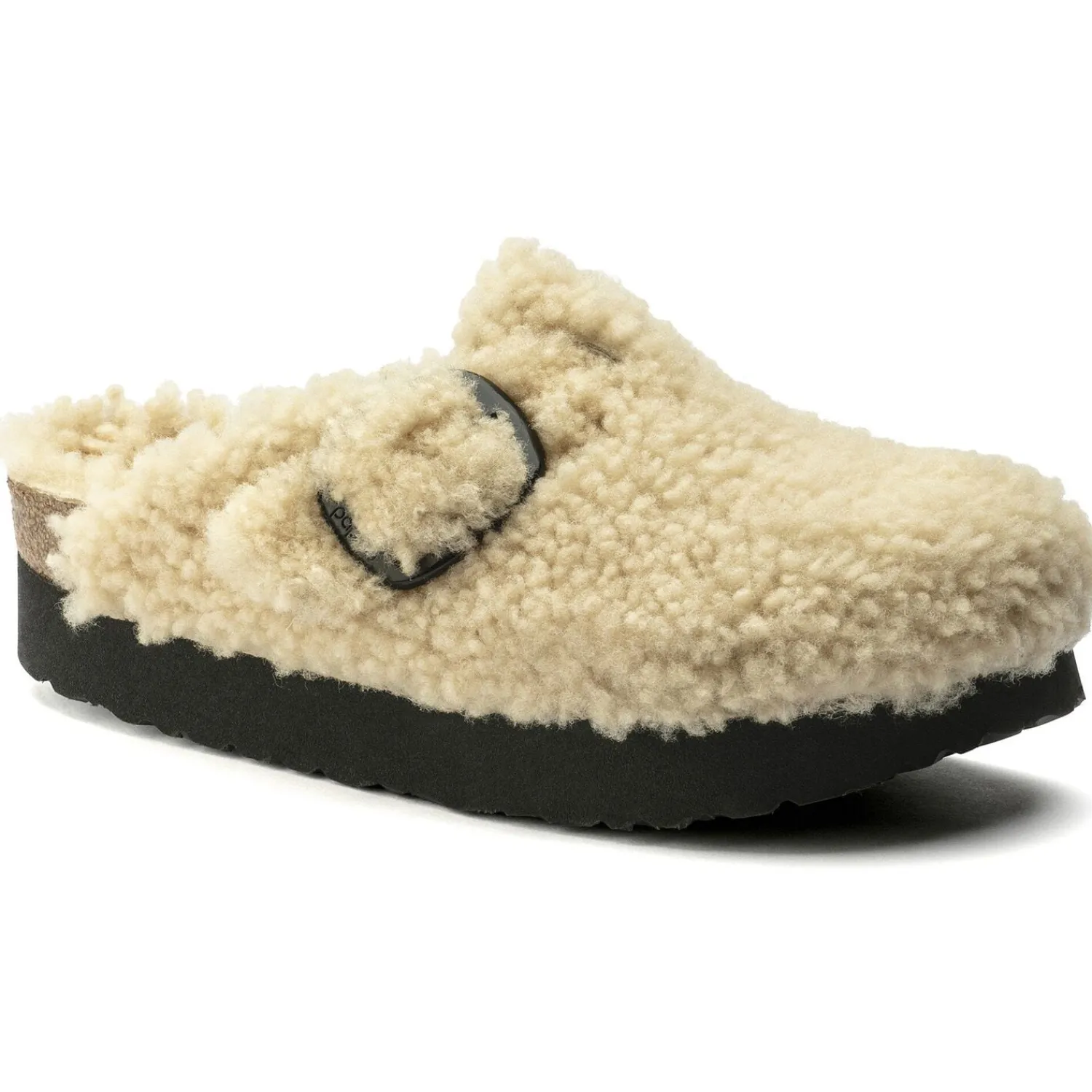 Dames Birkenstock Klompen En Muilen-Boston Big Buckle Platform