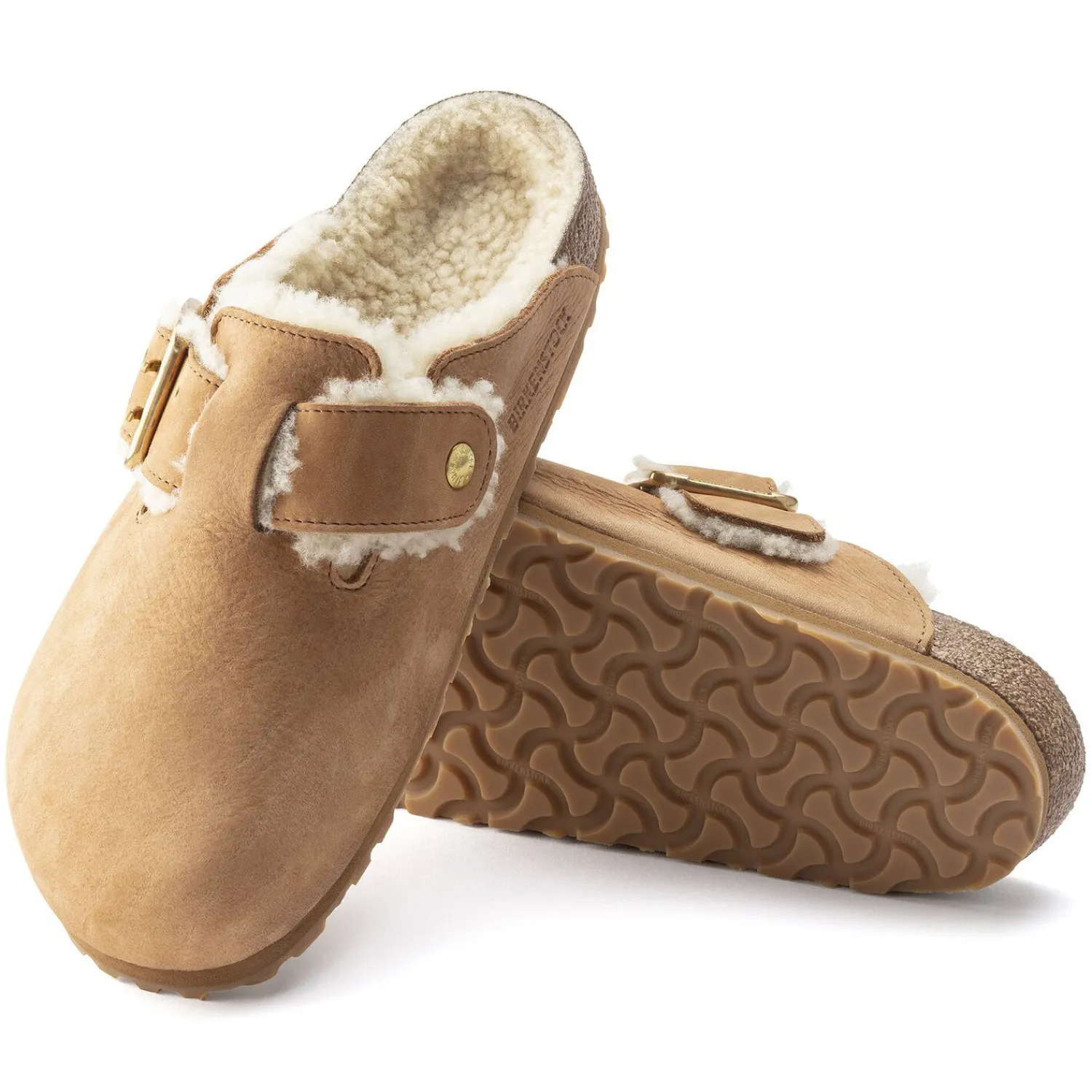 Heren Birkenstock Klompen En Muilen-Boston Bold Shearling