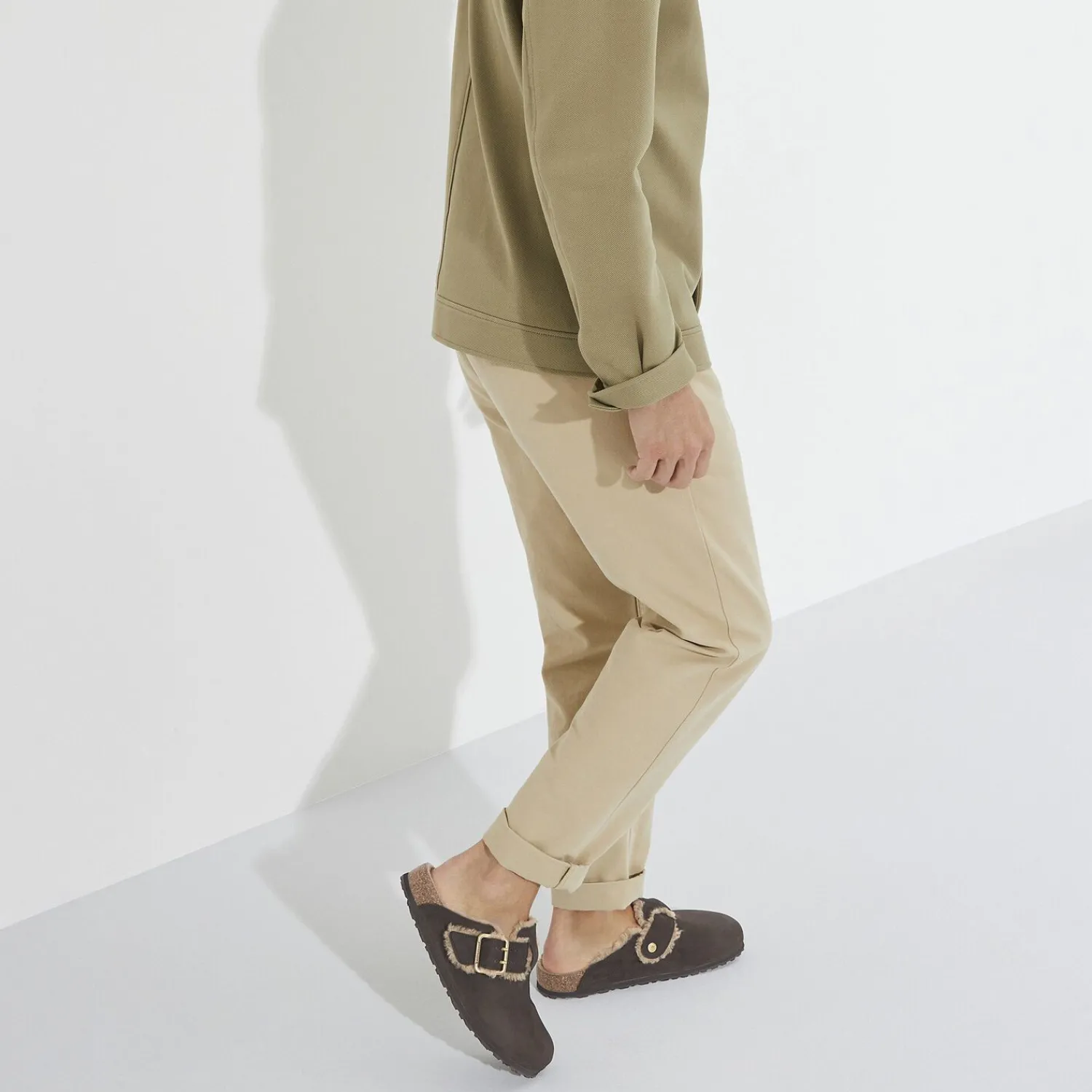Heren Birkenstock Klompen En Muilen-Boston Bold Shearling