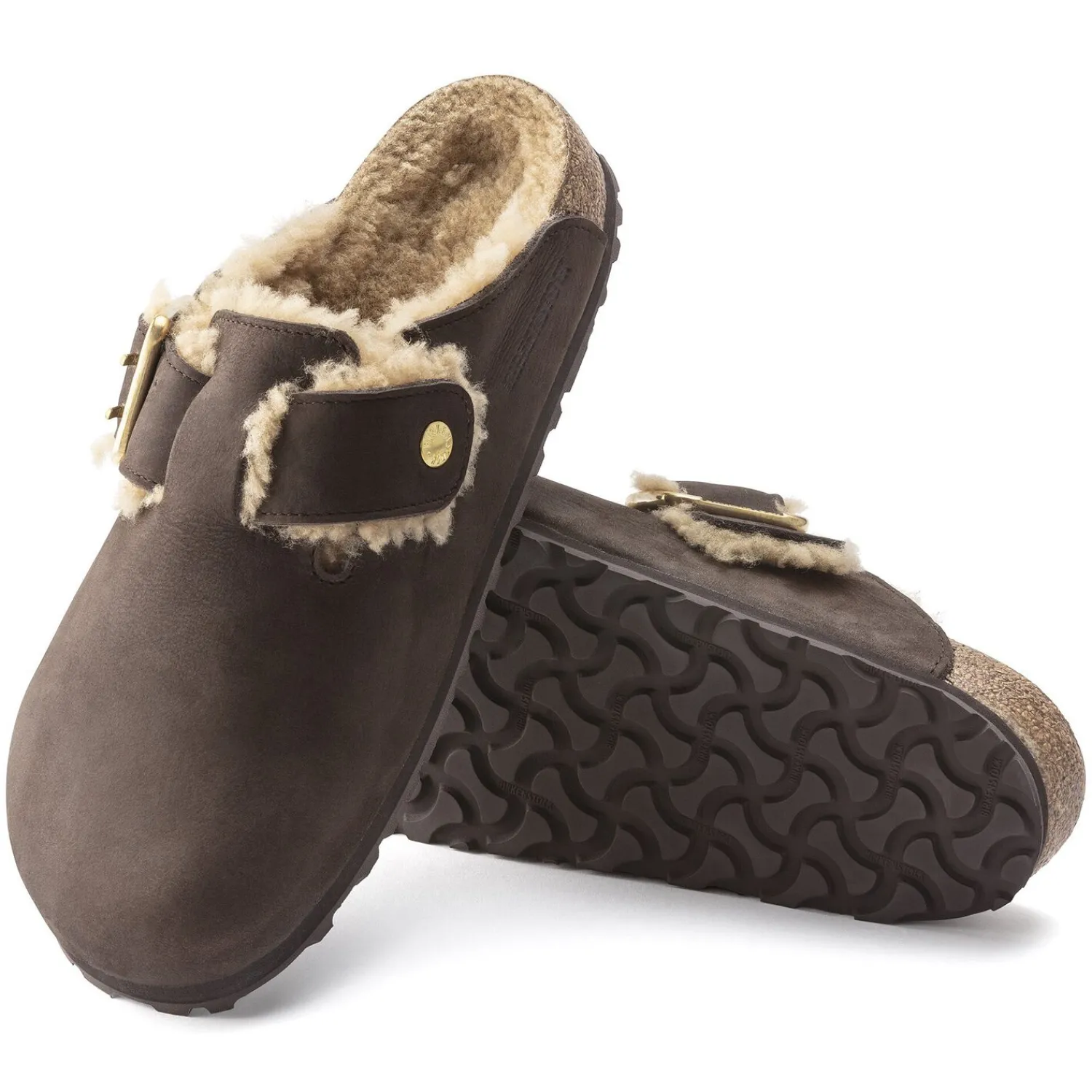 Heren Birkenstock Klompen En Muilen-Boston Bold Shearling