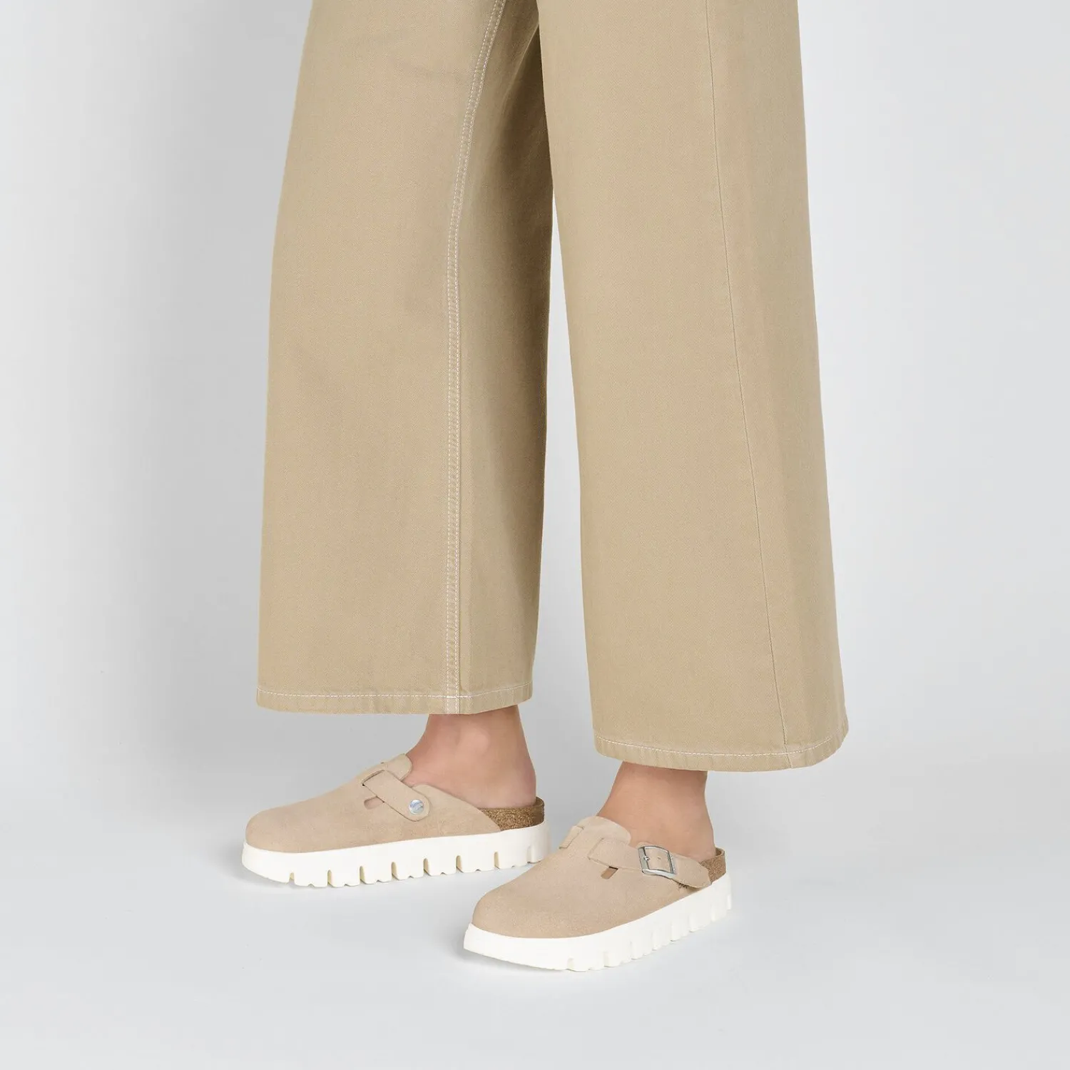 Dames Birkenstock Klompen En Muilen-Boston Chunky