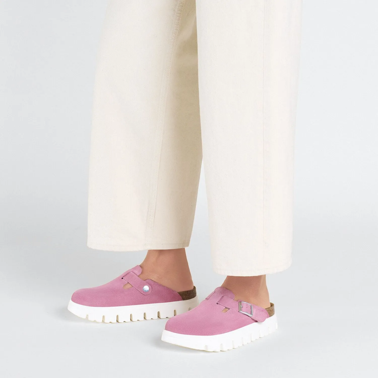 Dames Birkenstock Klompen En Muilen-Boston Chunky