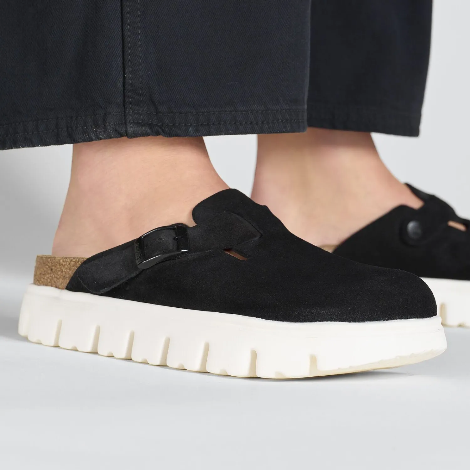 Dames Birkenstock Klompen En Muilen-Boston Chunky