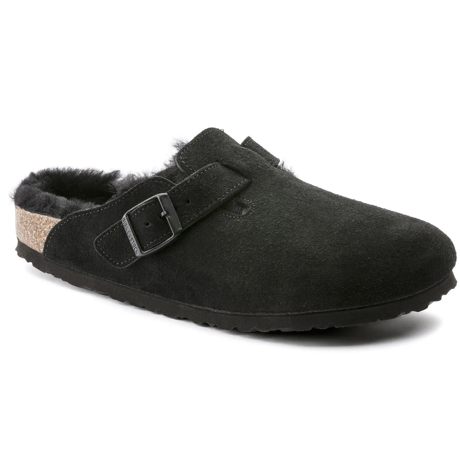 Heren Birkenstock Klompen En Muilen-Boston Lamsvel
