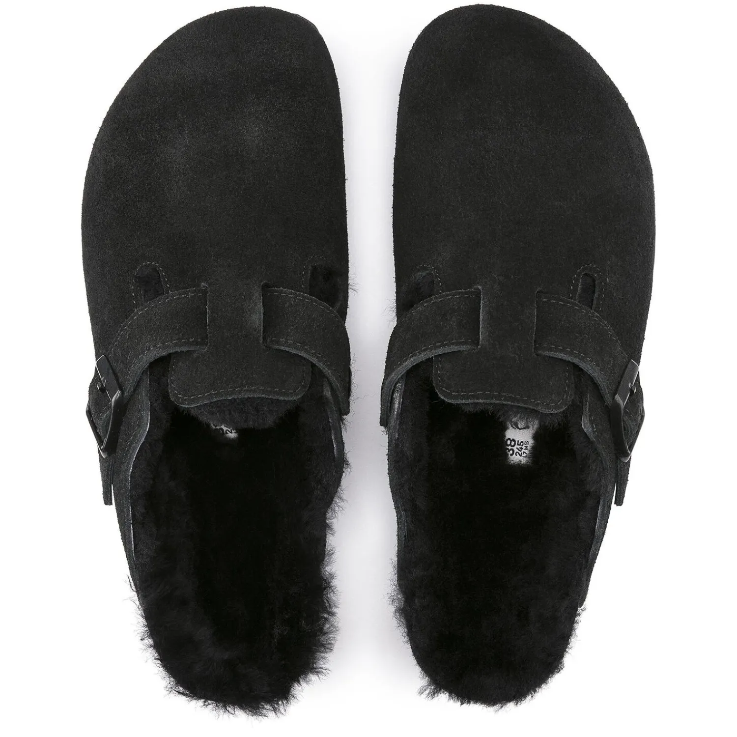 Heren Birkenstock Klompen En Muilen-Boston Lamsvel