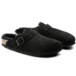 Heren Birkenstock Klompen En Muilen-Boston Lamsvel
