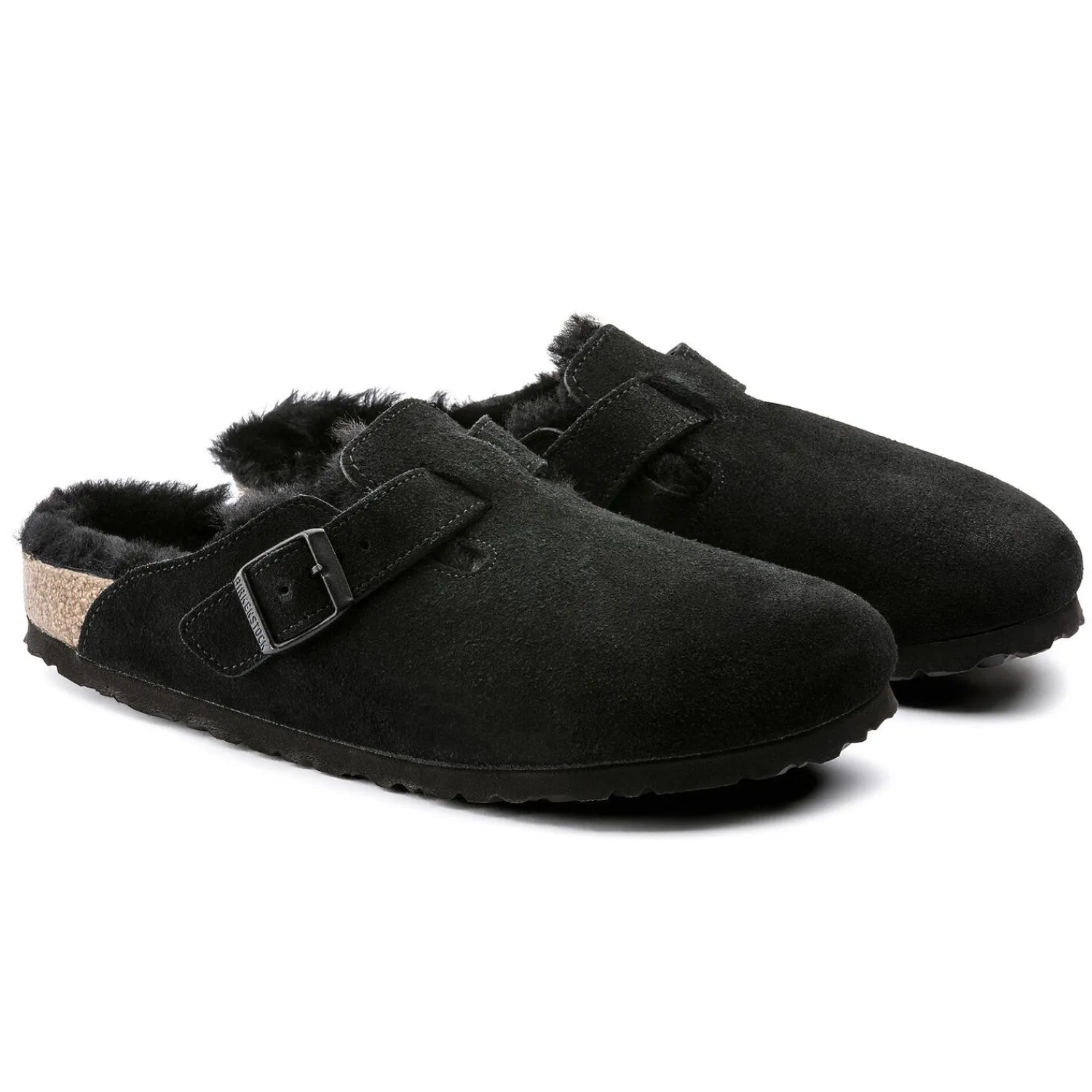 Heren Birkenstock Klompen En Muilen-Boston Lamsvel