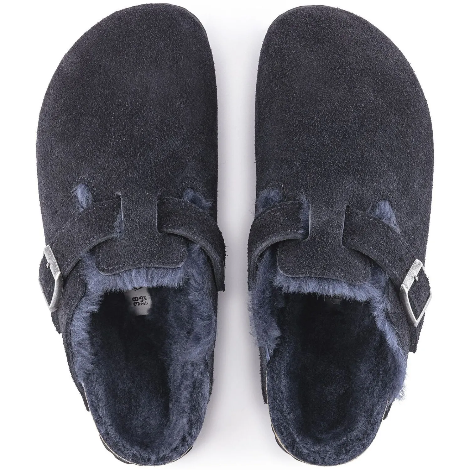 Heren Birkenstock Klompen En Muilen-Boston Lamsvel