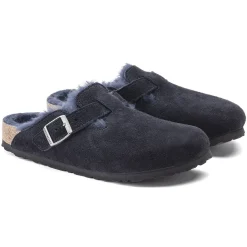Heren Birkenstock Klompen En Muilen-Boston Lamsvel