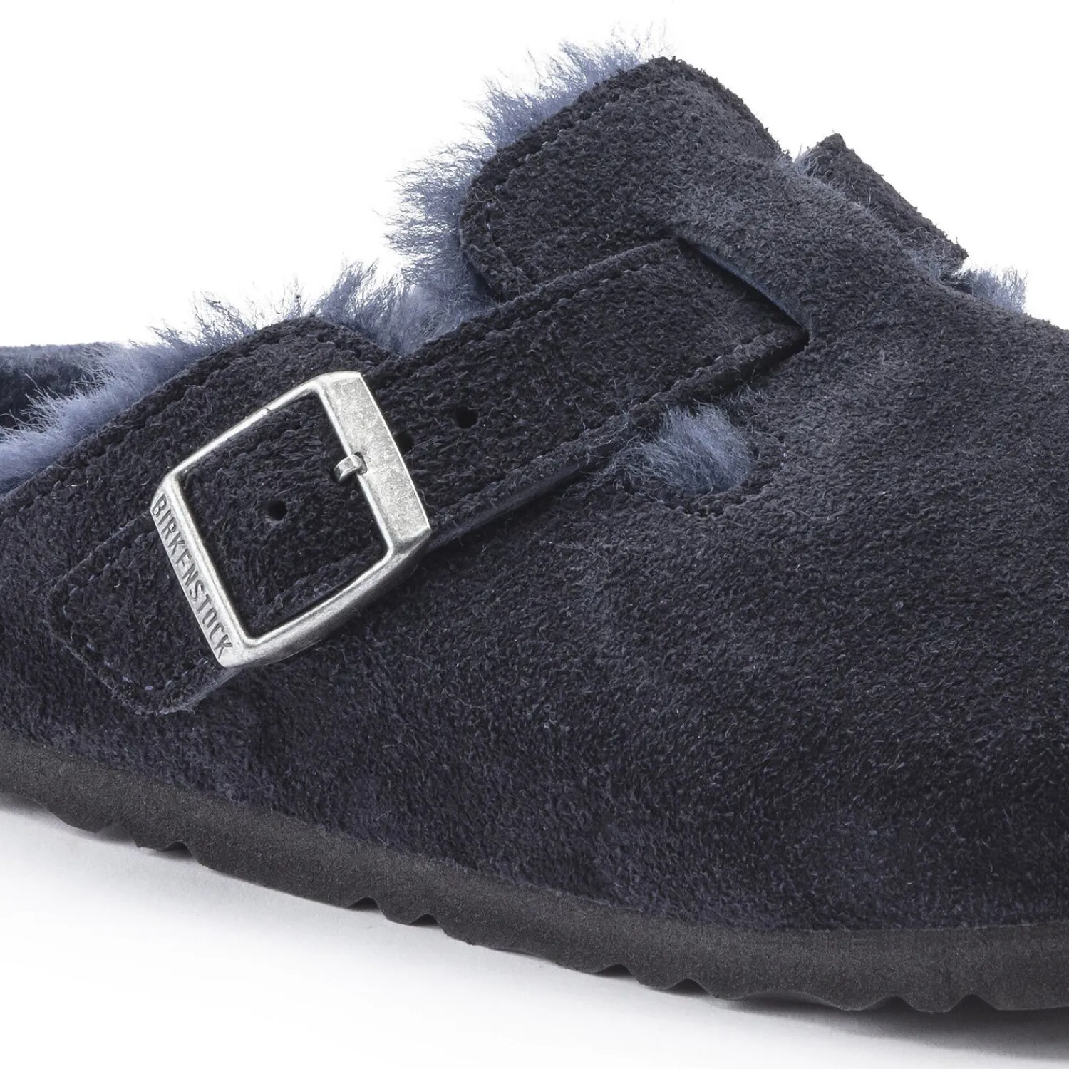 Heren Birkenstock Klompen En Muilen-Boston Lamsvel
